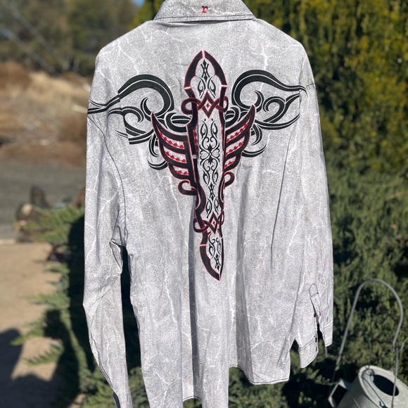 Mens XXL Buckle Roar Long Sleeved Shirt Great Condition - Picture 6 of 8